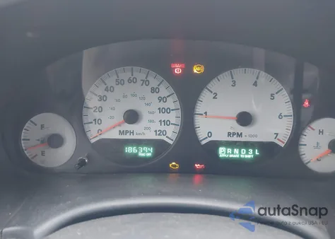 2005 Dodge Grand Caravan Sxt из США, поврежденный, VIN 2D4GP44L35R193492